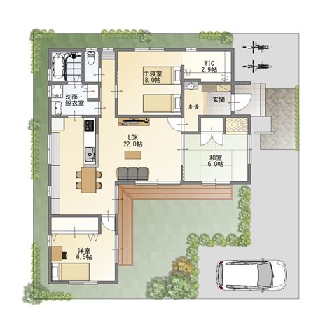 l字型住宅|L字型の平屋住宅とは？間取りの活用方法やメリット・デメリッ。